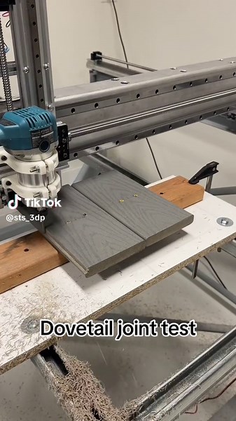 Quick test with composite decking on the cnc #cnc #woodworking #3dprinting #arduino