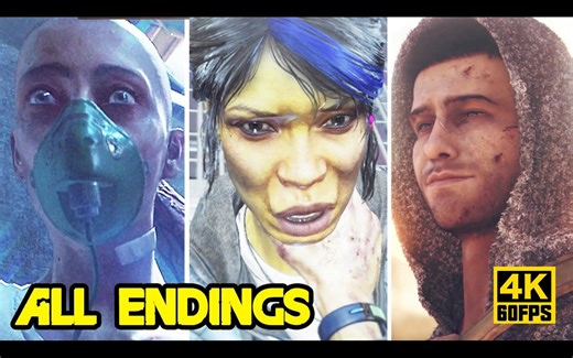 【4K60帧】《消逝的光芒2》全结局 | 英文版机翻中文