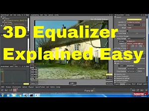 3D Equalizer Tutorial Easily explained | Auto Tracking advance | Grid matching | Maya Export