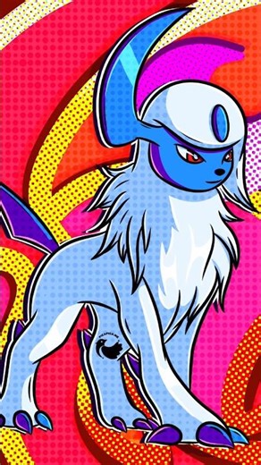Day 546 Absol • Pop Art Drawing