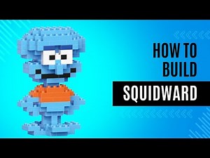 how to build SQUIDWARD Lego mini bricks tutorial (bahasa)