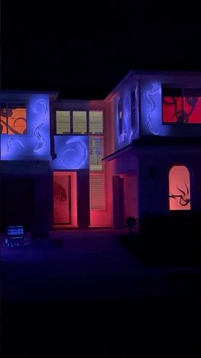 Halloween House Projection Mapping #halloween #projectionmapping