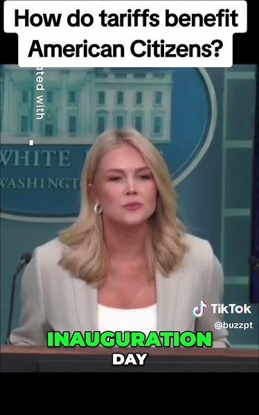 How do tariffs benefit American Citizens? #economy #usa #president #news