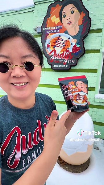 Judy’s Breakfast Blend coffee is available. ☕️ Roasted in small batches with the skill of @InnkeepersCoffee , a longtime Galesburg local roaster known for quality.