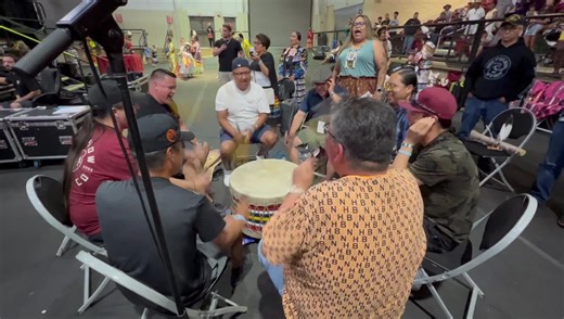 17K views · 814 reactions | Solo song composed by Jamon Paskemin first time sung this past weekend! 6 pushups for Grand Entry “Let’s do the Creators work, it sounds good. We came from a long ways ’To sing for you!’ We are grateful that we have come here. Do the Creators work. It sounds really good here” | Northern Cree | Facebook