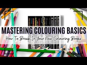 Mastering Colouring Basics: How To Break In A Colouring Book For Beginners | Binding Explained