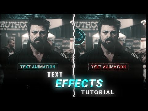 Text Effects in alight motion tutorial (+preset )