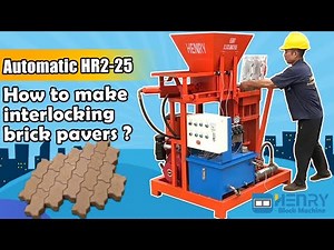 How to use Compressed earth block machine to make interlocking brick pavers ? DIY earth bricks