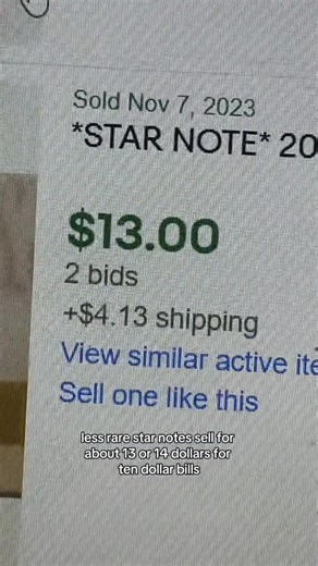 He found a star note!!!! #starnote #cash #money #collectibles #foryou found by @Craw Kingdom | Eric Miller