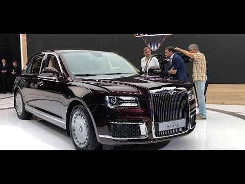 PUTINS GANZER STOLZ: Der Aurus ist Russlands neue Luxuswagenmarke