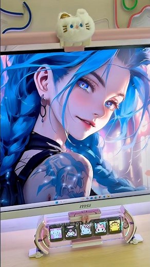 new white gaming monitor ✨🤍 MSI MAG 274QRFW E20 #gamingmonitor