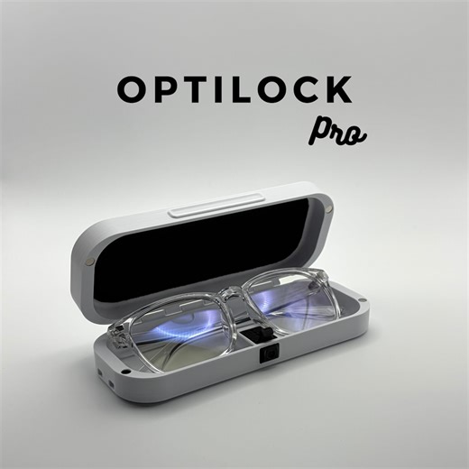 Travel Magnetic Locking Sunglasses Case | Optilock Pro | Overengineered 3D Printed Glasses Case - Etsy