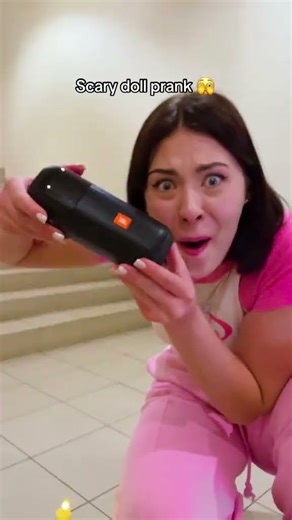 Scary Doll knocking prank! 👻🎭 😱😂 #Prank #Funny #Moments #Comedy