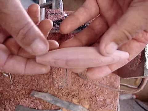 How to Make a Wooden Lure on a Lathe