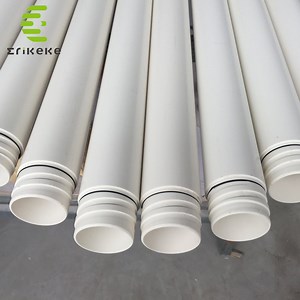 [Hot Item] PVC Casing Pipe 10inch Threaded Drop Drilling Pipes for Water Well Drilling Well Equipment UPVC Tube