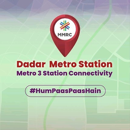 #Metro3 #Dadar metro station has 7 entry/exits offering connectivity to key locations like #DadarRailwayStation #DadarChowpatty #PlazaCinema #ShivajiPark among other famous landmarks. #HumPaasPaasHain #MumbaiUnderground | Mumbai Metro Rail Corporation - MMRC