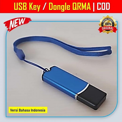 Dongle QRMA | USB Key | CD Software Bahasa Indonesia