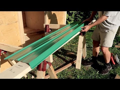 Long sheet metal bends, no brake