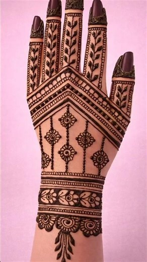 Back hand mehndi collection #shorts #ytshorts #trending