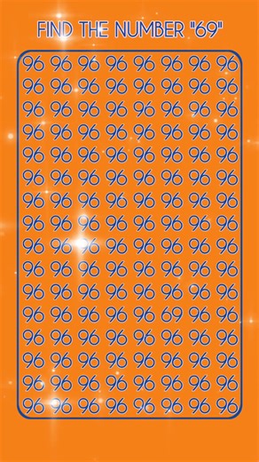 gentle focus exercise | find the number "69" | odd one out brain training