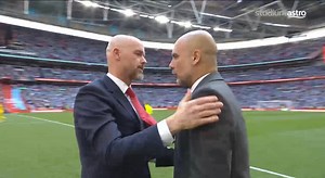 333K views · 12K reactions | Full time scenes as Manchester United survives late scare from Manchester City to hold on to a 2 - 1 win! After 8 years, the prestigious trophy is back at Old Trafford #FACupFinal | Stadium Astro | Facebook