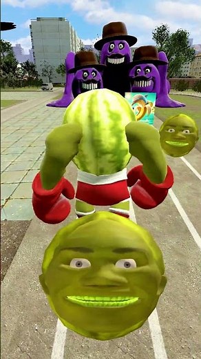 BABY LIN GANG MELON EVOLUTION FIGHT VS DADDY HUNGRY WORM BOSS RAYON Garry's Mod GMOD