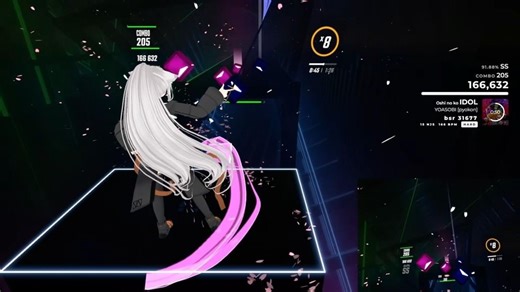 sii.beatsaber on Instagram: "@Sii.BeatSaber IDOL Short Ver #IDOL #yoasobi #BeatSaber #BeatSaberVR #BeatSaberExpert #BeatSaberExpertPlus #BeatSaberMods #BeatSaberGame #BeatSaberGamePlay #BeatSaberClips #Avator #VRChatAvator #Customization #VR #VirtualReality #Gaming #NowPlaying #Oculus #OculusQuest2 #LightSaber #LightSabers #Beat5aber #Motivation #Steam #Vive #HtcVive #Rhytm #VMC #VirtualMotionCapture #OBS"
