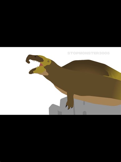 How spinofaarus could've sounded like...💀(stick nodes animation) #dinosaur #meme #spinosaurus