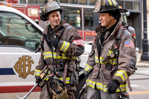 Taylor Kinney Kissing Jesse Spencer on the Face Will Melt Your Chicago Fire Heart