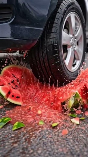 Car vs Watermelon 🍉🚗