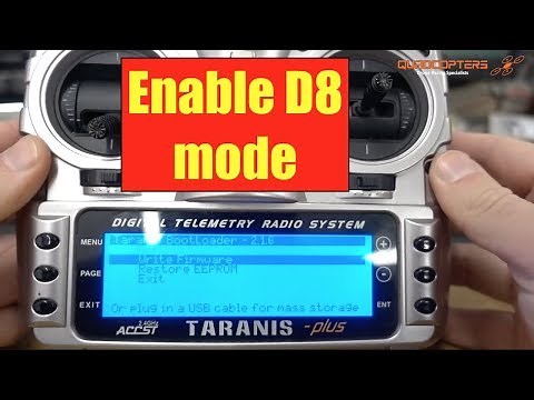 How to enable FrSKY D8 Mode - Setup Guide