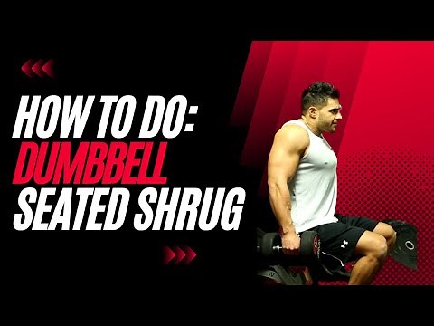 How To Do: Dumbbell Seated Shrug