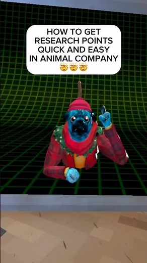 How to get research points in animal company quick and easy🤯🤯🤯 #animalcompany #gorrilatag #vr