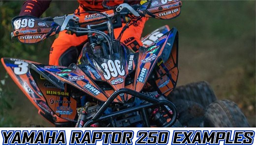 BRM Offroad - Yamaha Raptor 250 ATV Graphics
