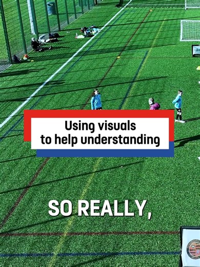 Using a simple visual guide 🤝 getting the most out of an activity #footballcoach #footballcoaching #coaching