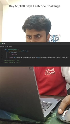 Day 65/100 Days Leetcode Challenge #coding #codingbat #programminglanguage #programming #python #js