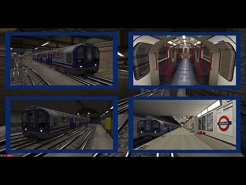 OpenBVE - Waterloo & City Line Cab Ride - London Underground Simulator