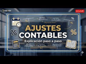 Ajustes Contables en Vivo 🧾 | Cómo y cuándo realizar cada ajuste
