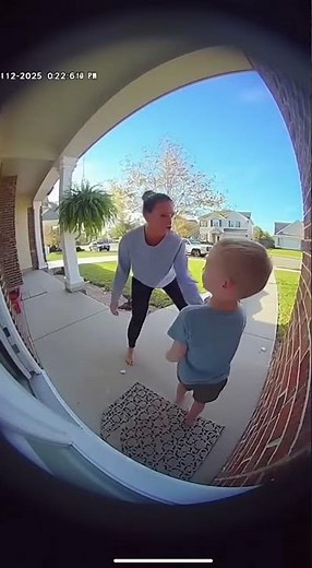 Kid Feeds Alligator on Porch