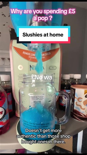 Ninja slushie machine teamed up with my favourite syrups . The most amazing slushies at home . Frappes , slushies , iced coffees and juice . Does it get any better . #tiktokmademebuyit #tiktokshop #ttshop #slushie #slushiemachine @Ninja Shark