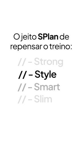 SPlan Fitness Brasil on Instagram: "A SPlan nasceu da união entre tecnologia, design e performance, e os 4 S's traduzem exatamente isso. Smart, Style, Slim e Strong são mais que palavras: são o jeito SPlan de repensar o treino. ⚡ Smart é tecnologia com carga digital adaptativa e IA que ajusta a intensidade em tempo real. ⚡ Style é a estética que transforma o treino em experiência. ⚡ Slim é eficiência máxima em apenas 2m². ⚡ Strong é potência real, pra quem busca evolução constante. Na SPlan, cad