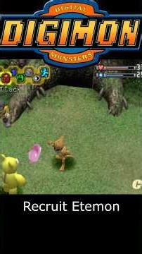 Digimon World 1 – How to Recruit Etemon! 🎤🔥 Dark Network Event #shorts