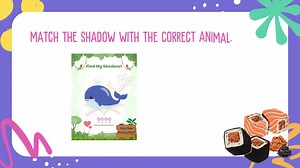 Animal Shadow Matching Game: Printable Learning Cards for Kids (PDF Download) - Etsy