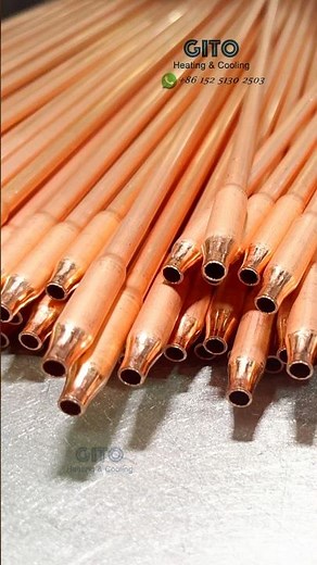 Copper Tube End Forming For Refrigeration, Swaging Reducing