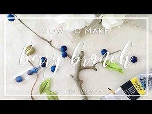 How to Make Berry Branch: Making Berries