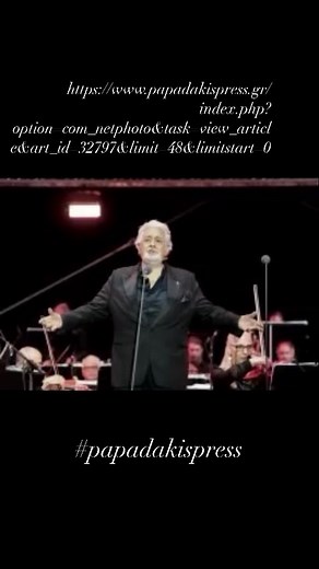 Crete July 9th, 2023. | Placido Domingo