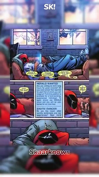 Why Deadpool Became Galactus Herald #shorts