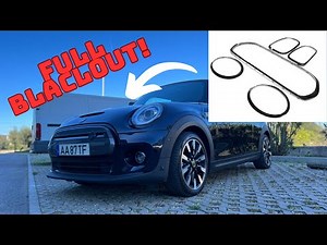Mini Cooper Makeover: Blackout Trim!