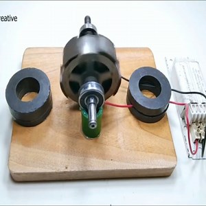 Self Running Electricity Generator Flywheel Machine Use Permanent Magnet Ballast Idea #DIY #motor #viral #electricity #generator | Amari Porter
