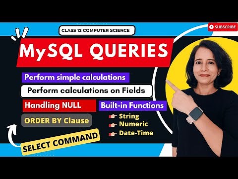 Databases & MySQL #6 | Class 12 Computer Science | MySQL Commands